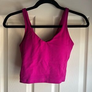 Lululemon Ripened Raspberry Align Tank Size 4